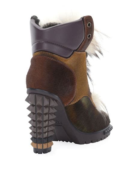 fendi boots heel|fendi trekking boots.